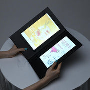 TheDisplayOutlet LED Backlit Menus Illuminated with Adaptor, 5.8x8.3in Book Style 2-View 1ct/pk Image