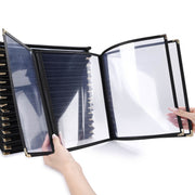 Clear Menu Covers 8.5x11 & Half 30ct/Pack
