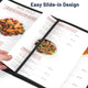 Clear Menu Covers 8.5x11 & Half 30ct/Pack