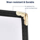 Clear Menu Covers 8.5x11 & Half 30ct/Pack