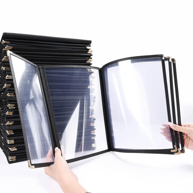 Clear Menu Covers 8.5x11 & Half 30ct/Pack