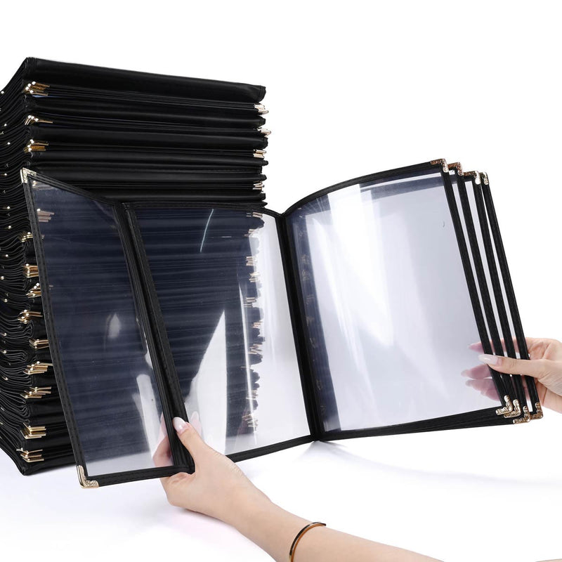 Clear Menu Covers 8.5x11 & Half 30ct/Pack