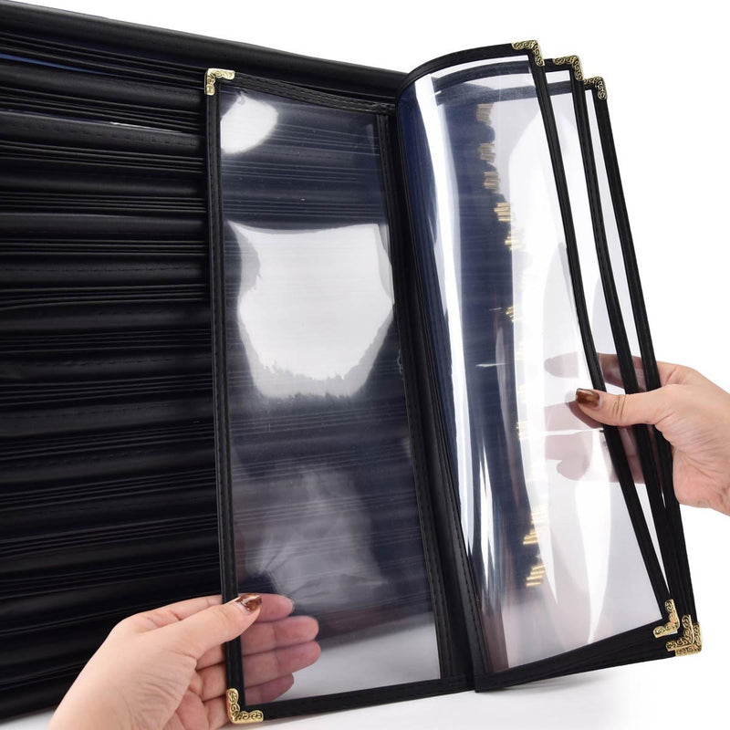 Clear Menu Covers 4.25x14 Drinks Wine Menu Holder 30ct/pk