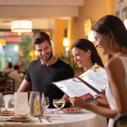 Wine Red Clear Menu Covers 8.5x11