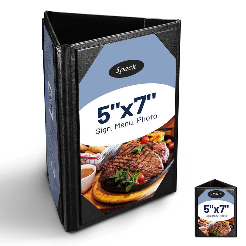 Table Tent 3-Panel Cards Holder