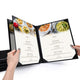 TheDisplayOutlet Menu Covers PU Leather 5ct/Pack 8.5x11, Book Style 4-View Image