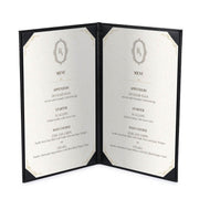 TheDisplayOutlet Custom Menu Covers PU Leather 8.5x14, 2-View(5ct.) Image