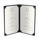 TheDisplayOutlet Custom Menu Covers PU Leather 8.5x14, 2-View(5ct.) Image