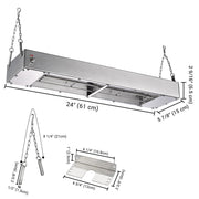 Food Warmer Commercial Food Warmer 24" 110V 900W