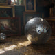 Mirror Disco Ball with Hanging Ring