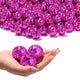 TheDisplayOutlet 1.6in Small Mirror Disco Ball in Bulk 120ct, Magenta Image