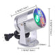 TheDisplayOutlet LED Pinspot Light Disco Party Lighting RGB Image