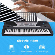 TheDisplayOutlet 61 Key Electronic Keyboard MK980 Birthday Christmas Gift Image