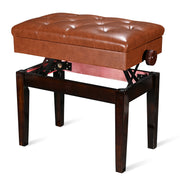 Adjustable Piano Bench with Storage 23x13" Seat