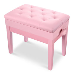 Adjustable Piano Bench with Storage 23x13