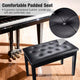TheDisplayOutlet Duet Piano Bench with Storage 29x13" Seat Image