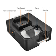 Vertical Smoke Fog Machine with Lights Remote DMX 20,000CFM