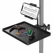 TheDisplayOutlet Plastic Tray for Flyer with Clamp Fits 9/16" to 1 3/4" Poles Image