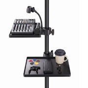 TheDisplayOutlet Plastic Tray for Flyer with Clamp Fits 9/16" to 1 3/4" Poles Image