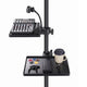 TheDisplayOutlet Plastic Tray for Flyer with Clamp Fits 9/16" to 1 3/4" Poles Image