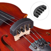 TheDisplayOutlet Violin Shoulder Rest 3/4-4/4 Soft Pad Maple Wood Image