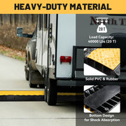 TheDisplayOutlet Cable Protector 3-Channel for 3" Power Cord/Hose Image