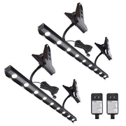 TheDisplayOutlet 12W 19" Clamp-on Light Fixture for Banner Stands 2 Packs Image