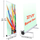 TheDisplayOutlet 10-Piece 33" Roll Up Retractable Banner Stand Economy Wholesale Image