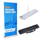 TheDisplayOutlet 33" Roll Up Retractable Aluminum Banner Stand w/ Bag 5ct. Image