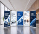 TheDisplayOutlet 33" Roll Up Retractable Aluminum Banner Stand w/ Bag 5ct. Image