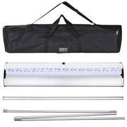 TheDisplayOutlet 33" Roll Up Retractable Aluminum Banner Stand w/ Bag Image