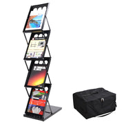 TheDisplayOutlet 4-pocket Portable Collapsible Literature Stand Image