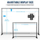 10x8 ft Adjustable Telescopic Trade Show Banner Stand