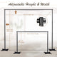 10x10 ft Adjustable Telescopic Trade Show Banner Stand Economy