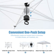 TheDisplayOutlet 10x10 Waterproof Pop Up Canopy Tent Color Options Image