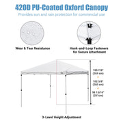 TheDisplayOutlet 10x10 Waterproof Pop Up Canopy Tent Color Options Image