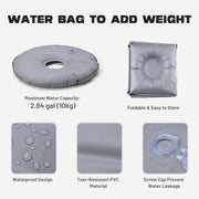 TheDisplayOutlet Feather Flag Cross Base 10ct. Image