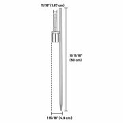 TheDisplayOutlet Feather Flag Spike Base 10ct. 20in. Image