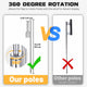 TheDisplayOutlet Feather Flag Pole Kit - 10-Pack, Base of Your Choice Image