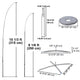 TheDisplayOutlet Feather Flag Pole Kit - 10-Pack, Base of Your Choice Image