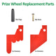TheDisplayOutlet WinSpin Pegs & Red Pointers Prize Wheel Replacement Parts Image