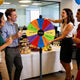 TheDisplayOutlet Stable Round Base Stand for Prize Wheel Image