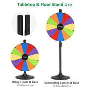 TheDisplayOutlet Stable Round Base Stand for Prize Wheel Image