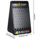 TheDisplayOutlet WinSpin LED Plinking Prize Drop Board & Pucks 30"x18" 6-Slot Image