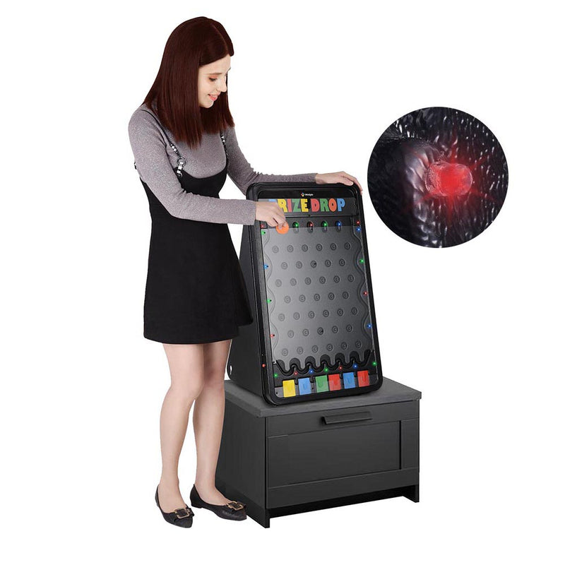 TheDisplayOutlet WinSpin LED Plinking Prize Drop Board & Pucks 30