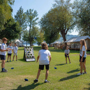 Bean Bag Toss Board (11 Holes) for Outdoor Lawn Game