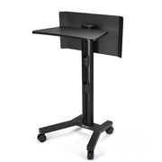 TheDisplayOutlet Podium Stand Mobile Metal Lectern for Church Classroom Image