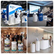 TheDisplayOutlet Trade Show Display Podium Kit - Custom Printed Graphic Choices Image