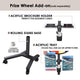 TheDisplayOutlet WinSpin Prize Wheel 36" Large Spinning Wheel Round Base Stand Image