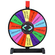 TheDisplayOutlet 12" Custom Prize Wheel Dry Erase Spin Wheel Tabletop 1ct/pk Image